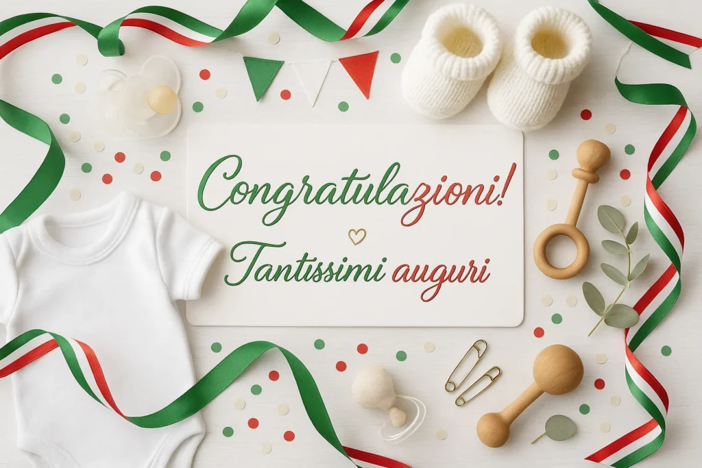 Geboortefelicitaties in de Italiaanse taal