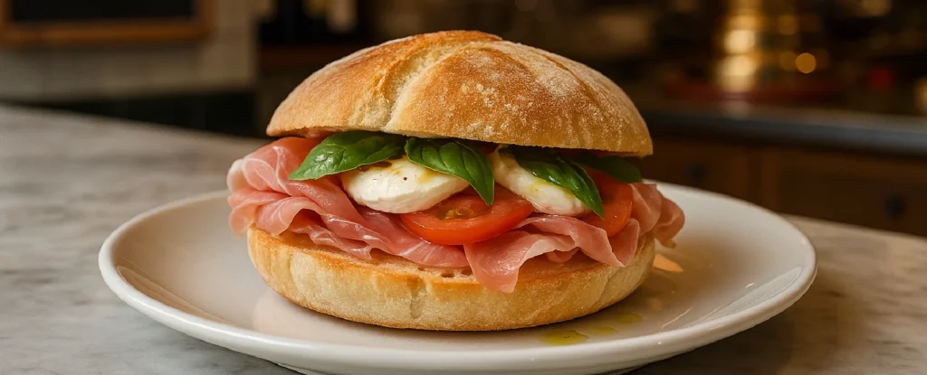 Panino con prosciutto crudo